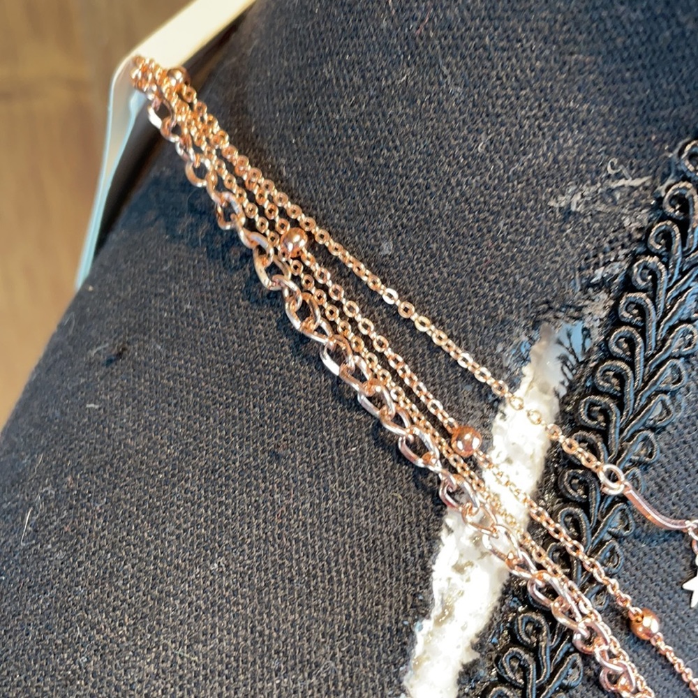 New with tags women’s dainty  Multilayered necklace - Picture 5 of 6